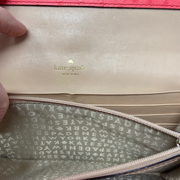 Kate Spade Coral/Pink Wallet - Picture 8 of 12